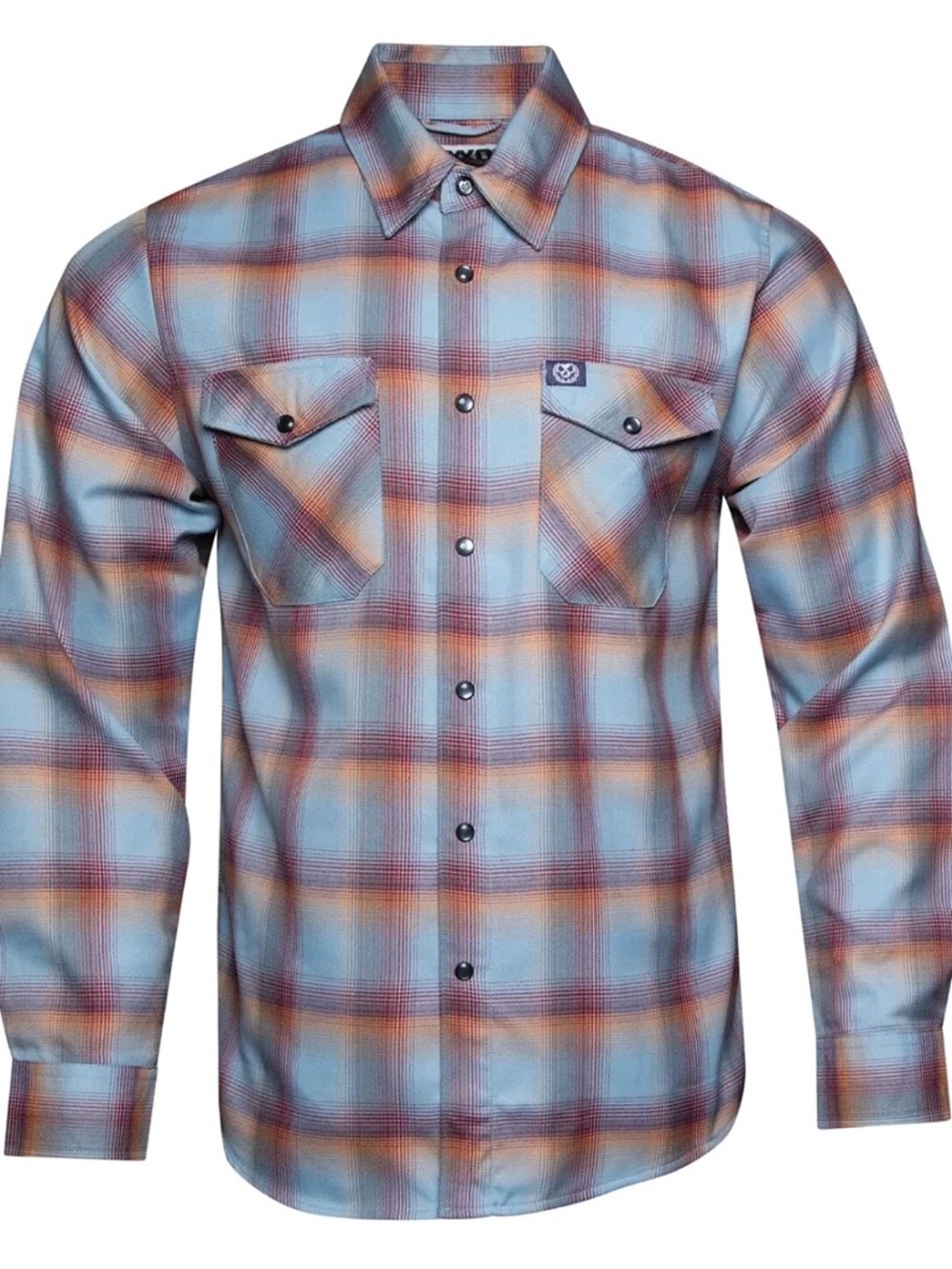 2XL DIXXON Flannel Killswitch Engage Men's Plaid Band Collab Snap Button Shirt